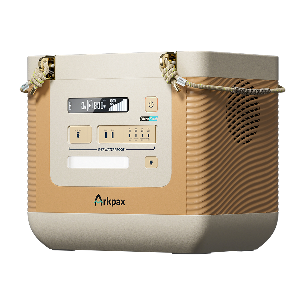 IP67 - Ark Arkpax ポータブルパワーステーション 1800W Ark Arkpax Portable Arkpax - Station Power 発電機・ポータブル電源