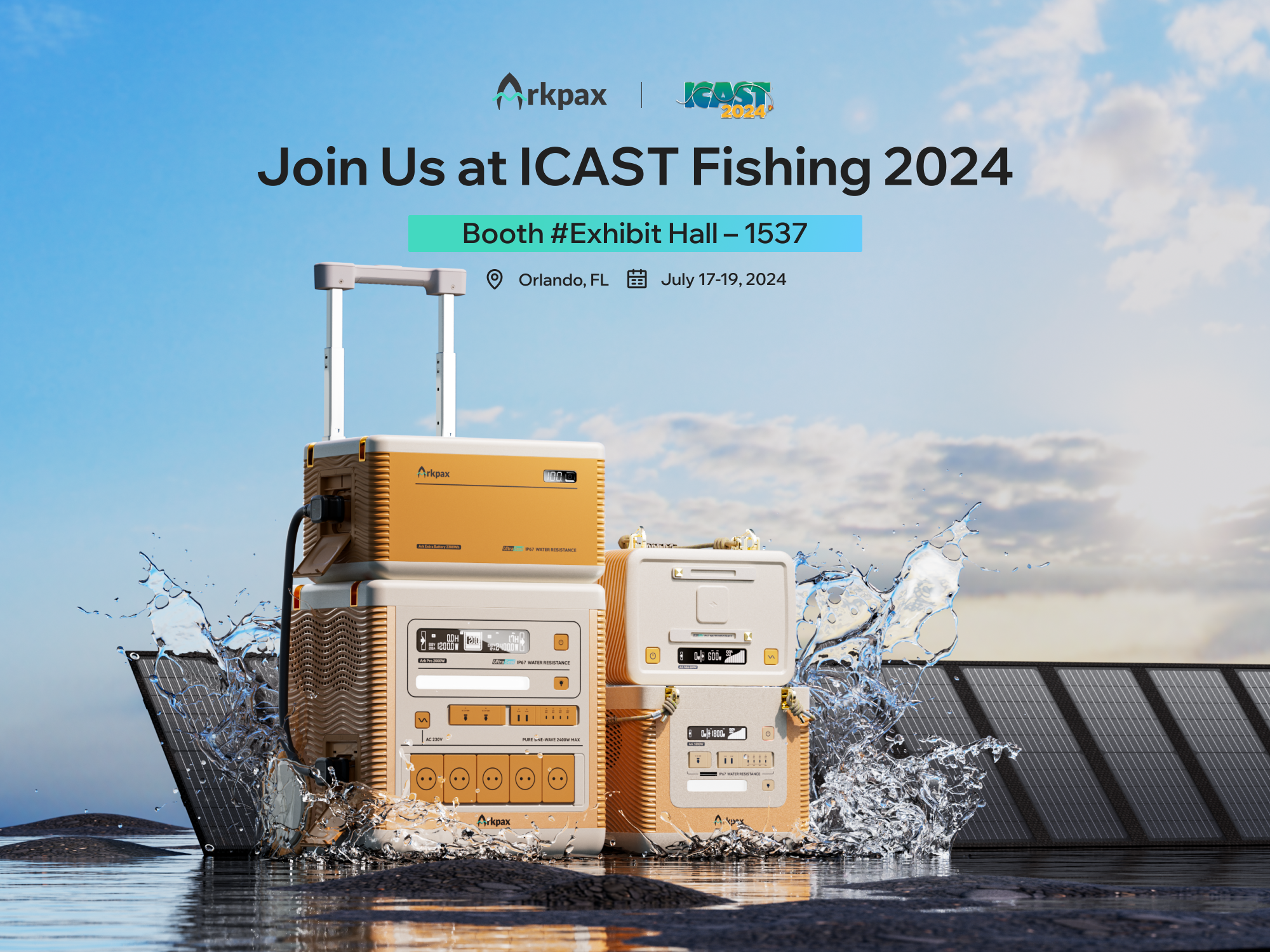 Get Ready for ICAST 2024: Arkpax Presents Cutting-Edge Power Technology at Booth 1537