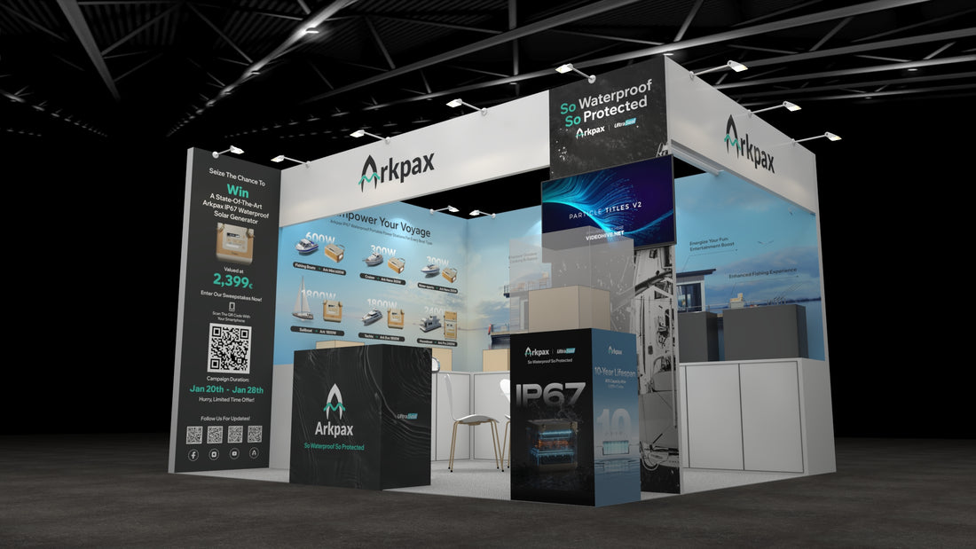 Arkpax Redefines Portable Power at Boot Düsseldorf 2024 with Revolutionary Waterproof Innovations