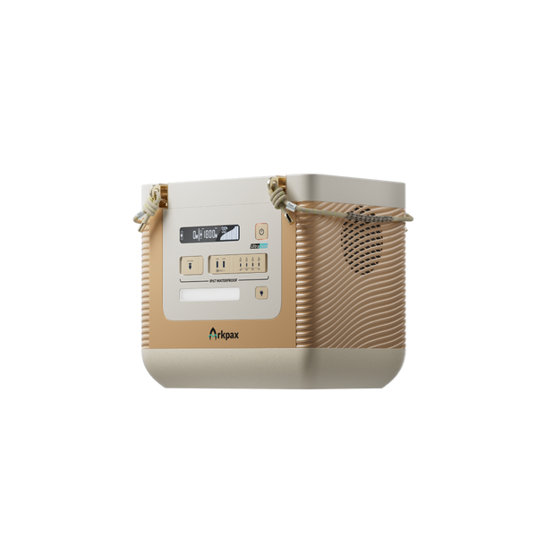 Arkpax Portable Power Station 1500Wh - IP67 Water and Dust Resistance